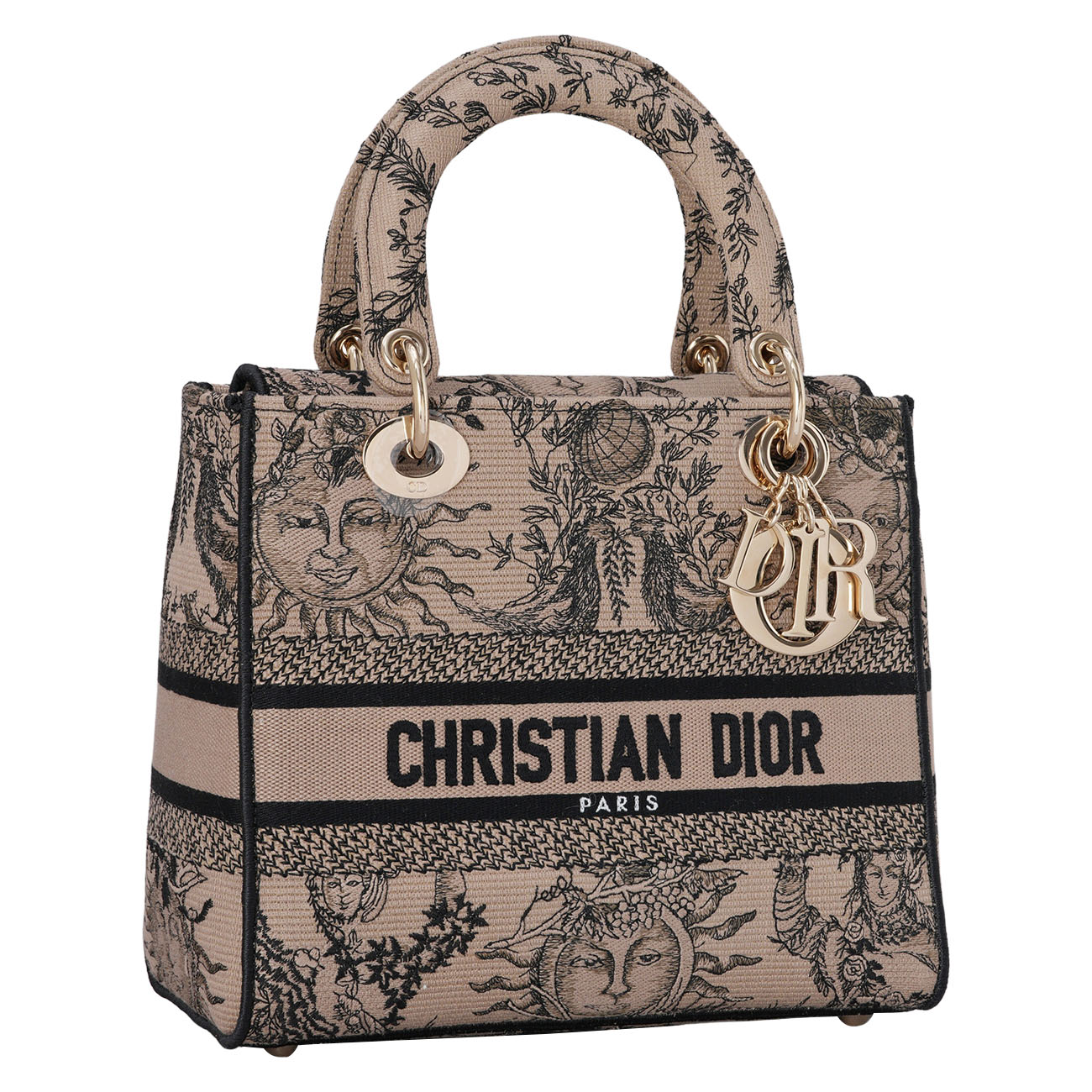 CHRISTIAN DIOR(USED)디올 D-LITE 레이디백 미듐
